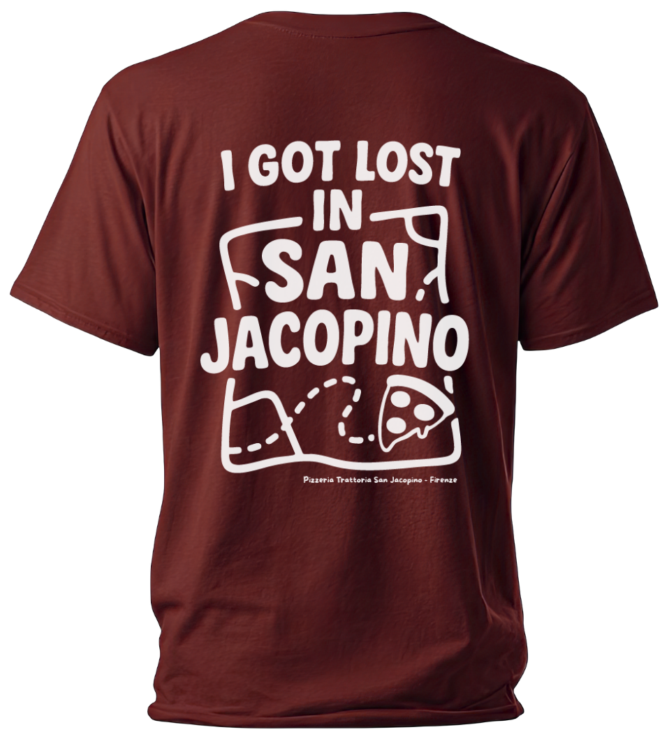 Maglia dietro "I got lost in San Jacopino"